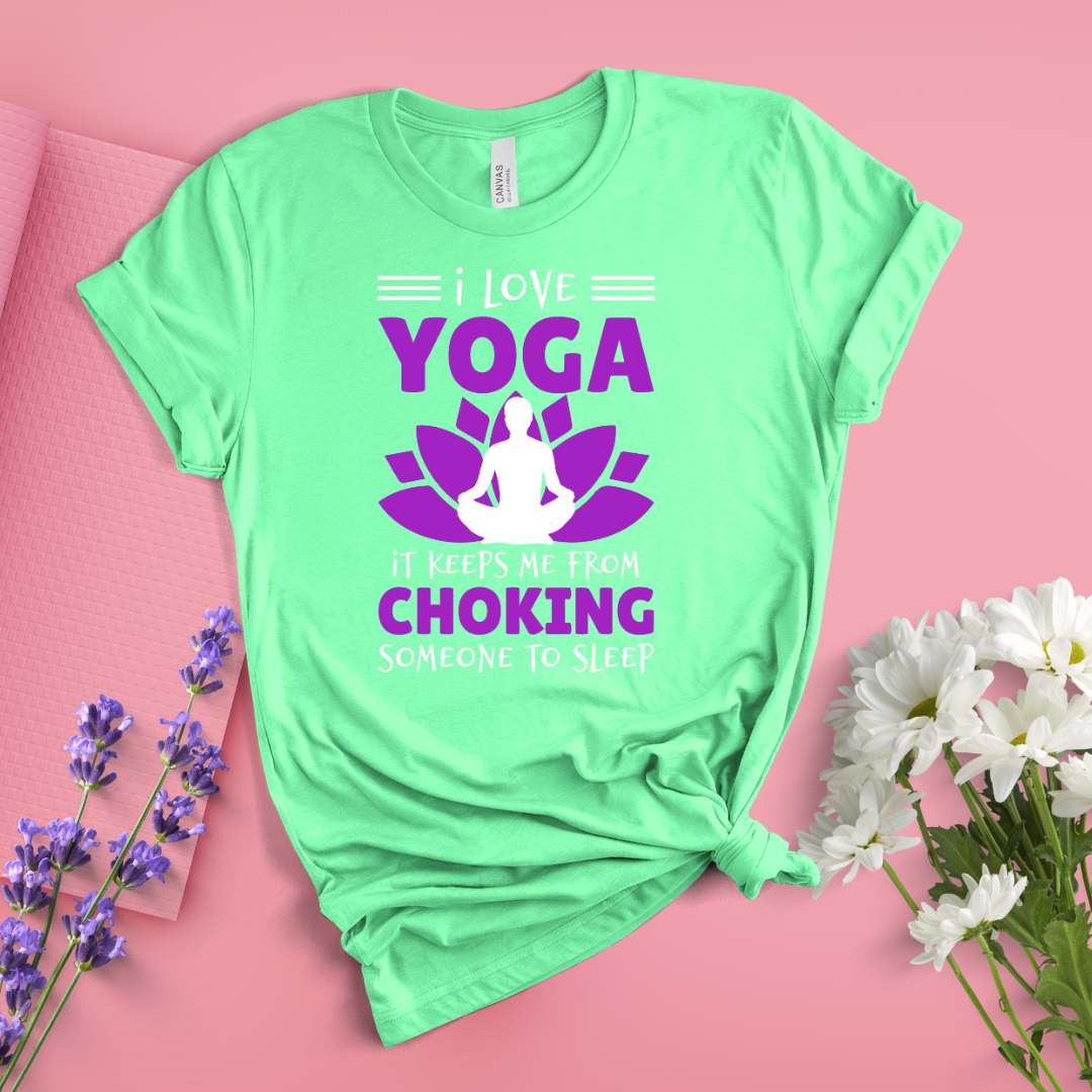 I Love Yoga Tee