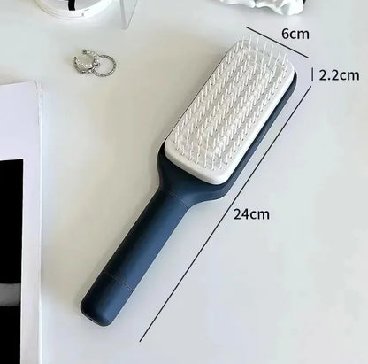 4 In 1 Self Cleaning Hair Brush