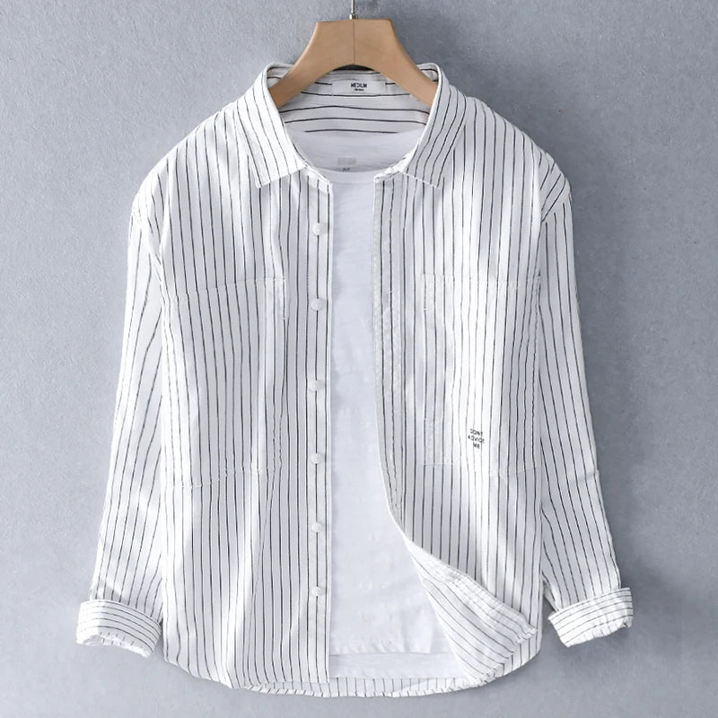 Fayvior | Cotton Striped Shirt