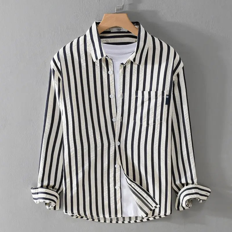 Men's Stripe Pocket Shirt