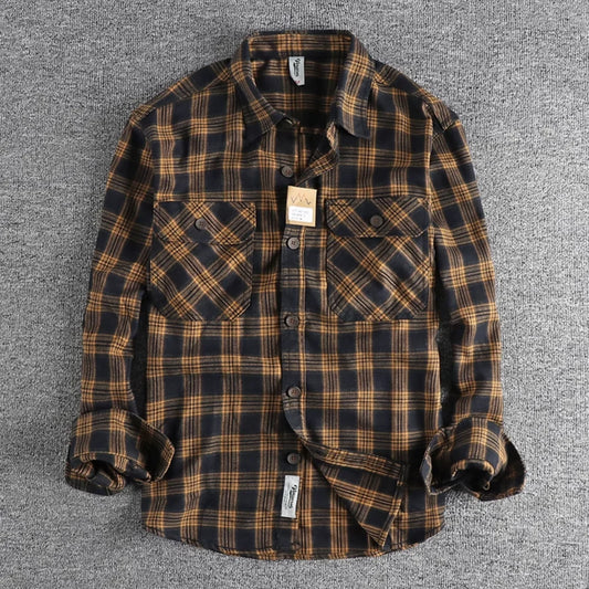 Fayvior | Retro Plaid Men's Shirt