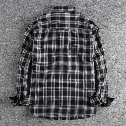 Fayvior | Retro Plaid Men's Shirt