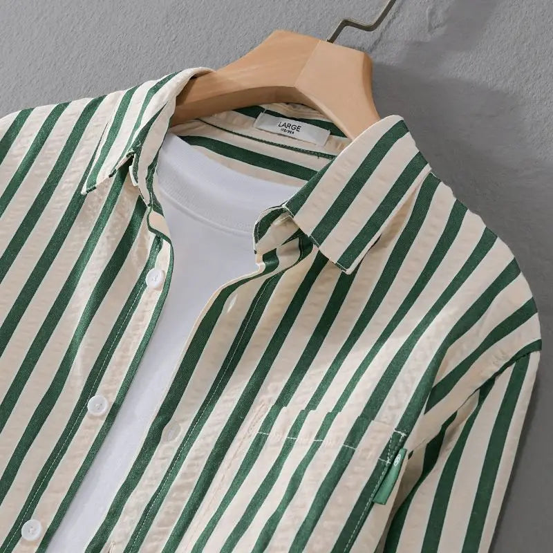 Men's Stripe Pocket Shirt