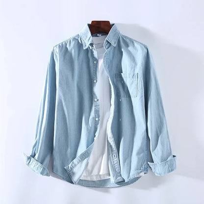 Men's Cotton Denim Shirt