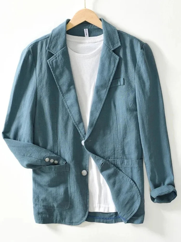 Men's Cotton Linen Blazer