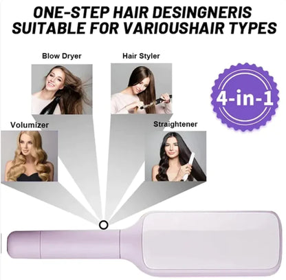 4 In 1 Self Cleaning Hair Brush