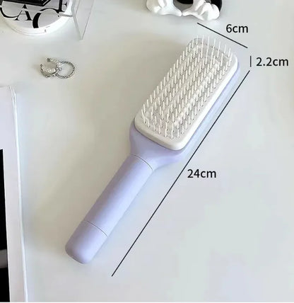 4 In 1 Self Cleaning Hair Brush